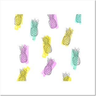 Funky Ananas Posters and Art